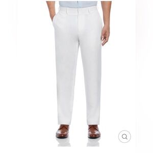 Cubavera Men's White Linen Blend Pants